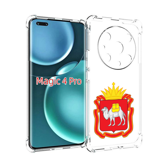 

Чехол MyPads герб-челябинская-область для Honor Magic4 Pro, Прозрачный, Tocco