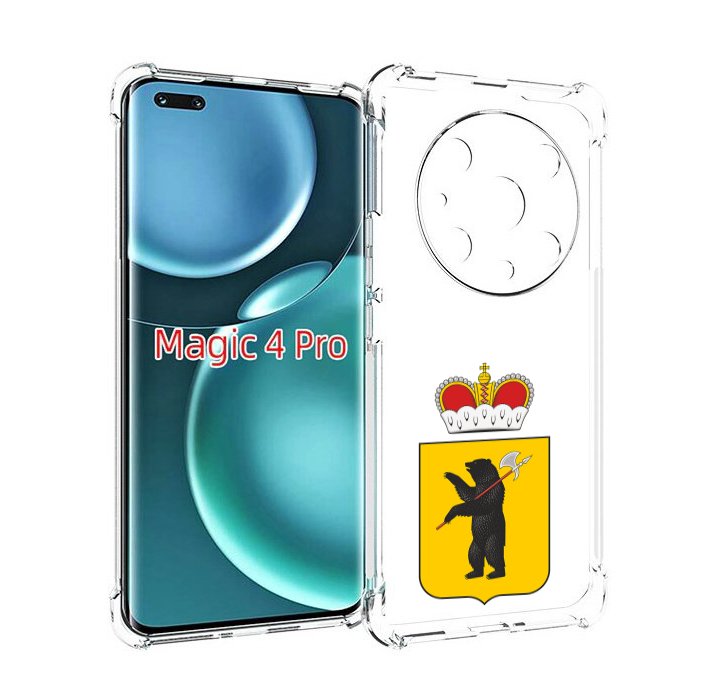 

Чехол MyPads герб-ярославская-область для Honor Magic4 Pro, Прозрачный, Tocco