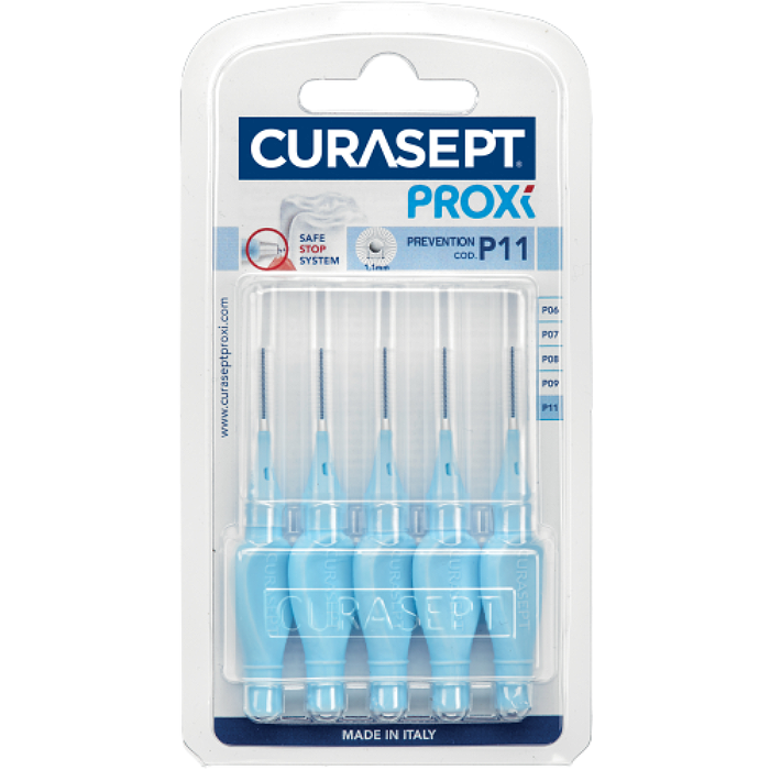 Межзубной ершик Curasept Proxi P11 Light Blue межзубной ершик curasept proxi t17 conegreen