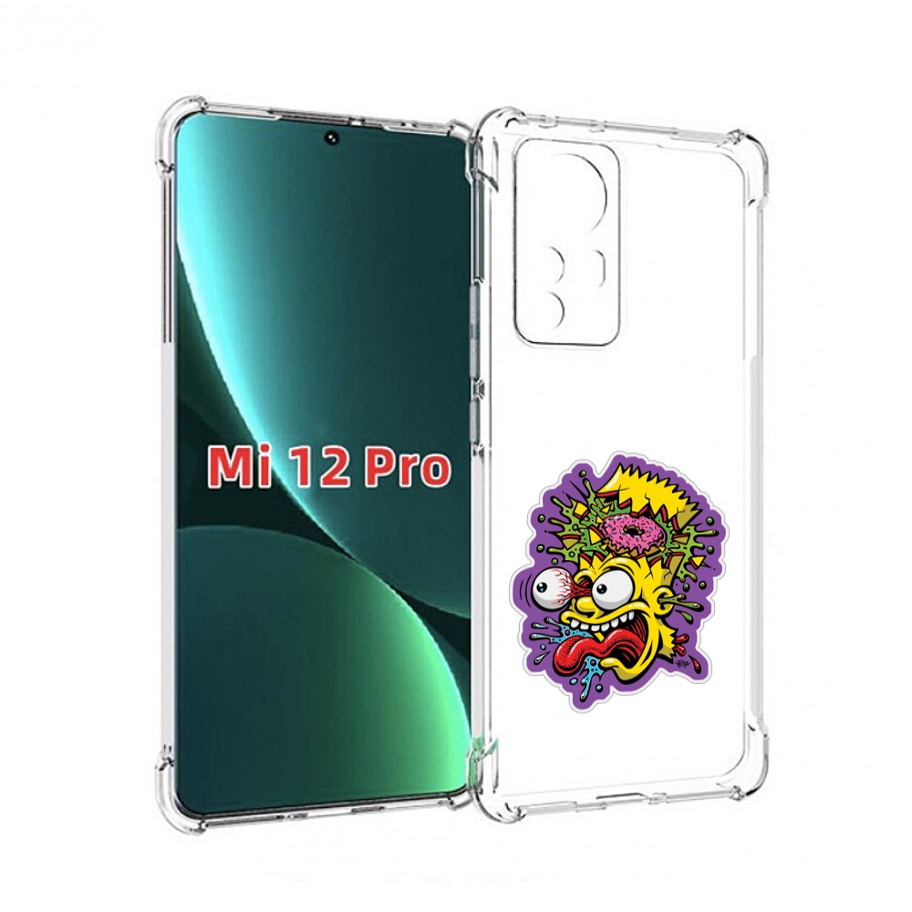 

Чехол MyPads Барт-Симпсон для Xiaomi 12S Pro, Прозрачный, Tocco