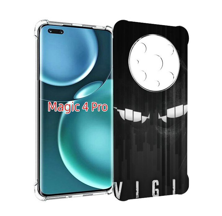 

Чехол MyPads глаза-в-ночи для Honor Magic4 Pro, Прозрачный, Tocco