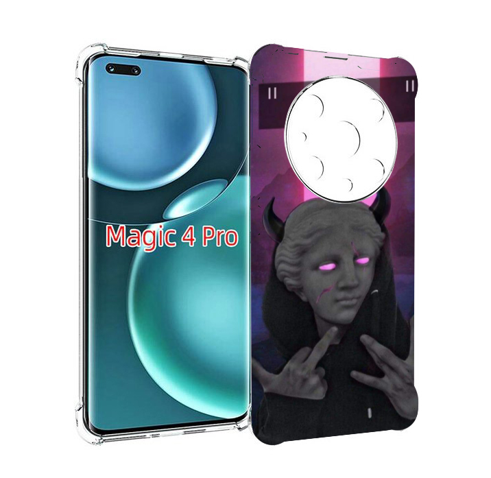 

Чехол MyPads глитч-статуя для Honor Magic4 Pro, Прозрачный, Tocco