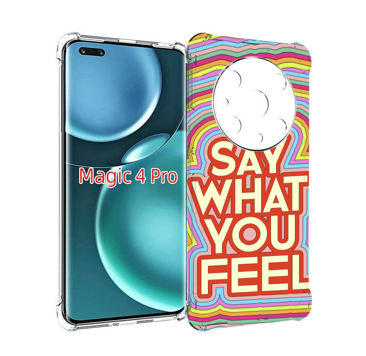 

Чехол MyPads говори то что чувствуешь для Honor Magic4 Pro, Прозрачный, Tocco