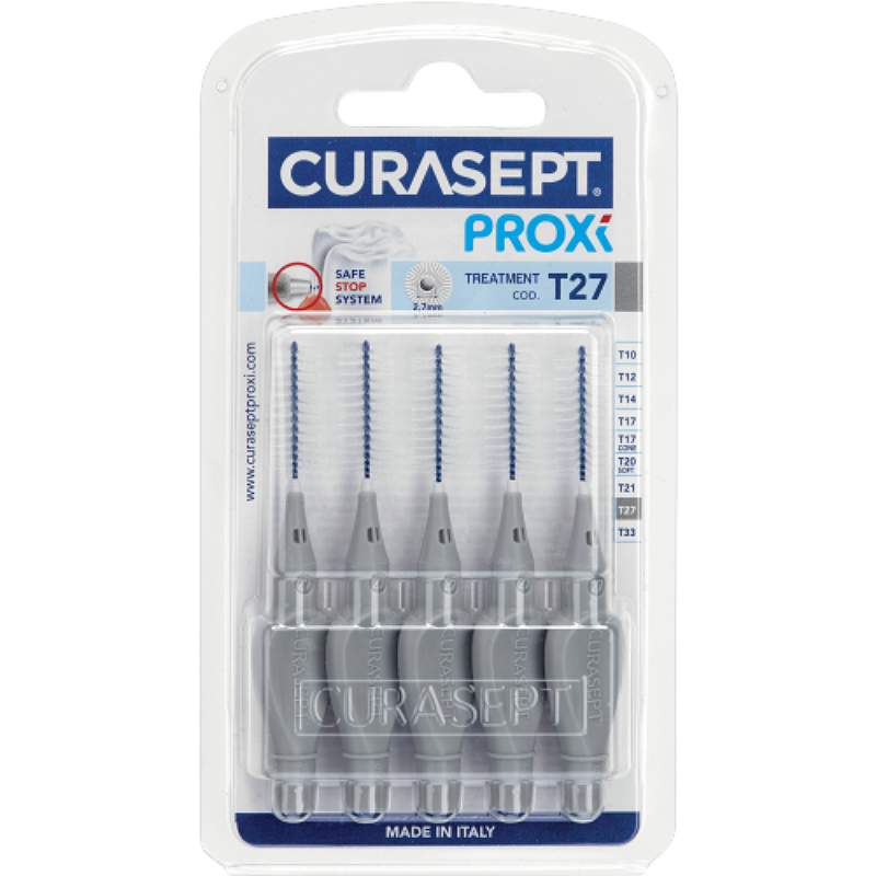 Межзубной ершик Curasept Proxi T27 Iso Grey межзубной ершик curasept proxi t12 red