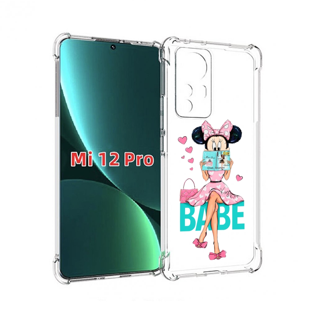 

Чехол MyPads Бейби-микки для Xiaomi 12S Pro, Прозрачный, Tocco