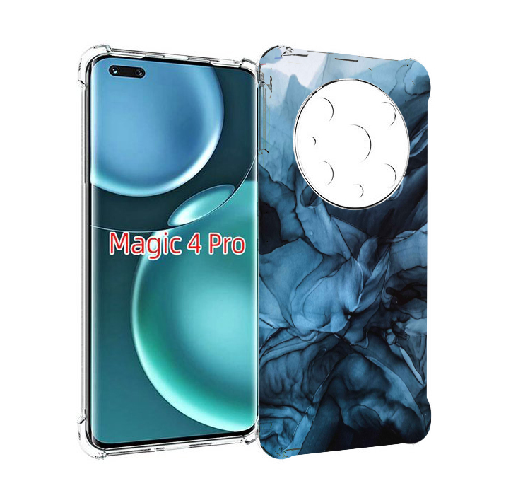 

Чехол MyPads голубой дымок для Honor Magic4 Pro, Прозрачный, Tocco
