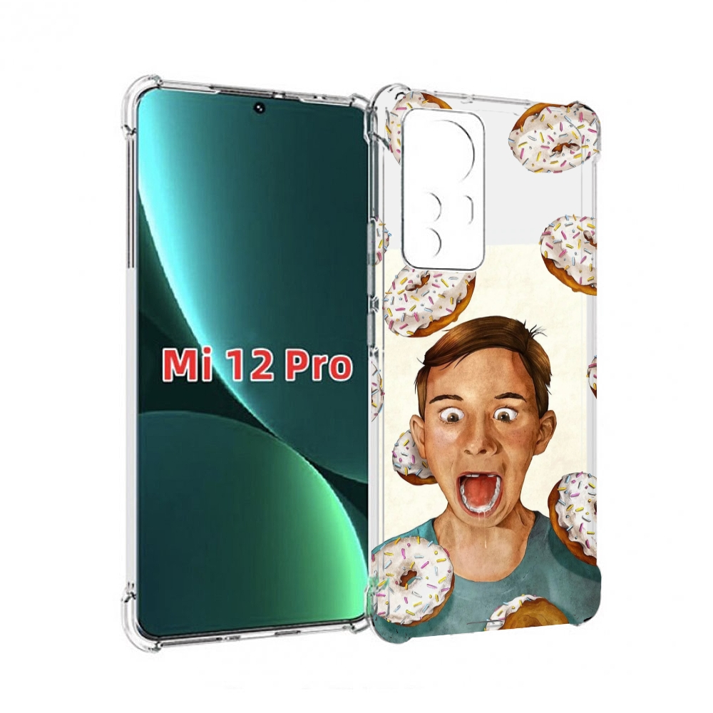 

Чехол MyPads Бешенные-пончики для Xiaomi 12S Pro, Прозрачный, Tocco