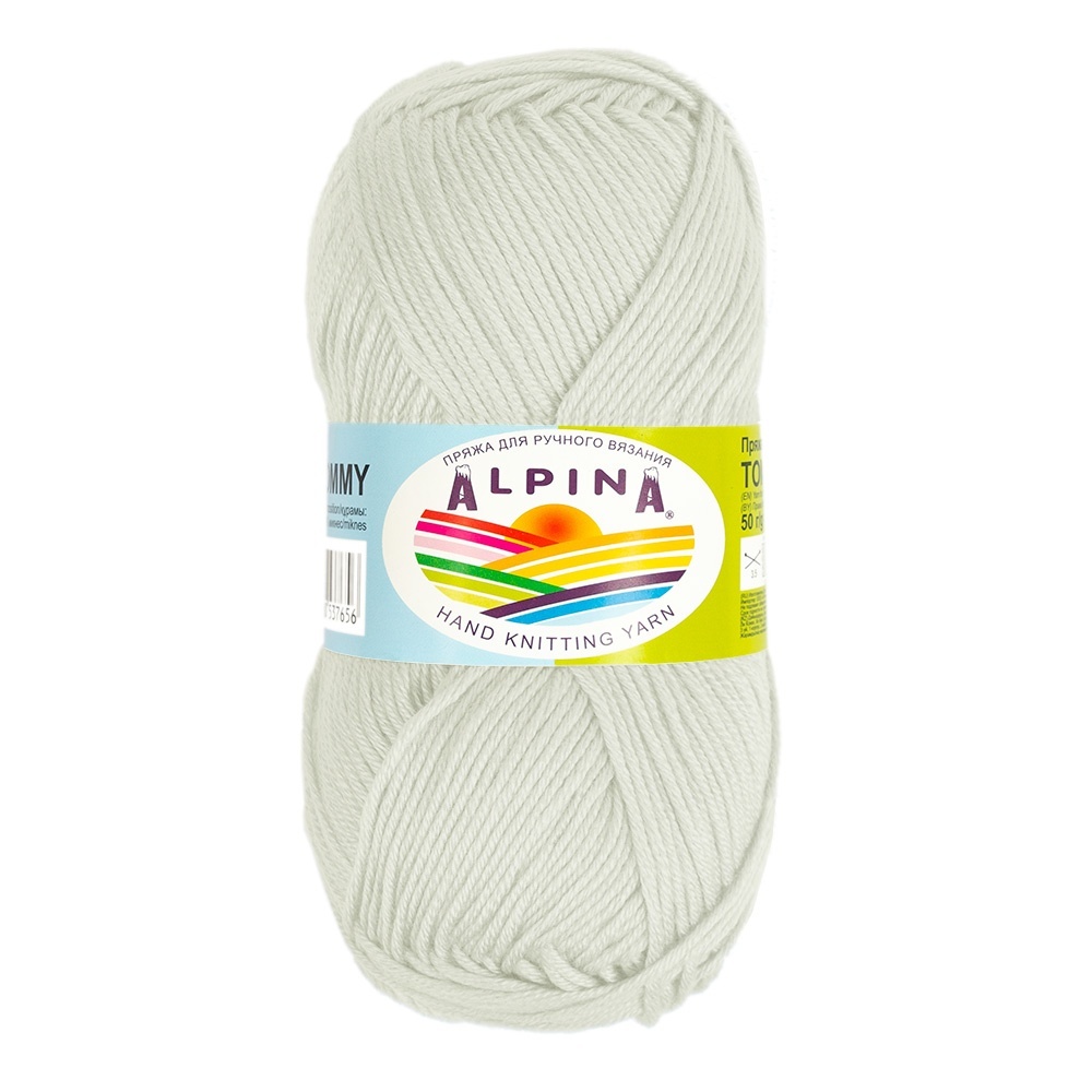 

Пряжа Alpina Tommy №003 молочный, Белый, Tommy