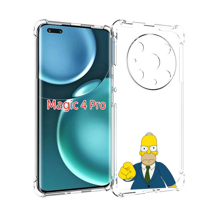 

Чехол MyPads гомер-злой для Honor Magic4 Pro, Прозрачный, Tocco