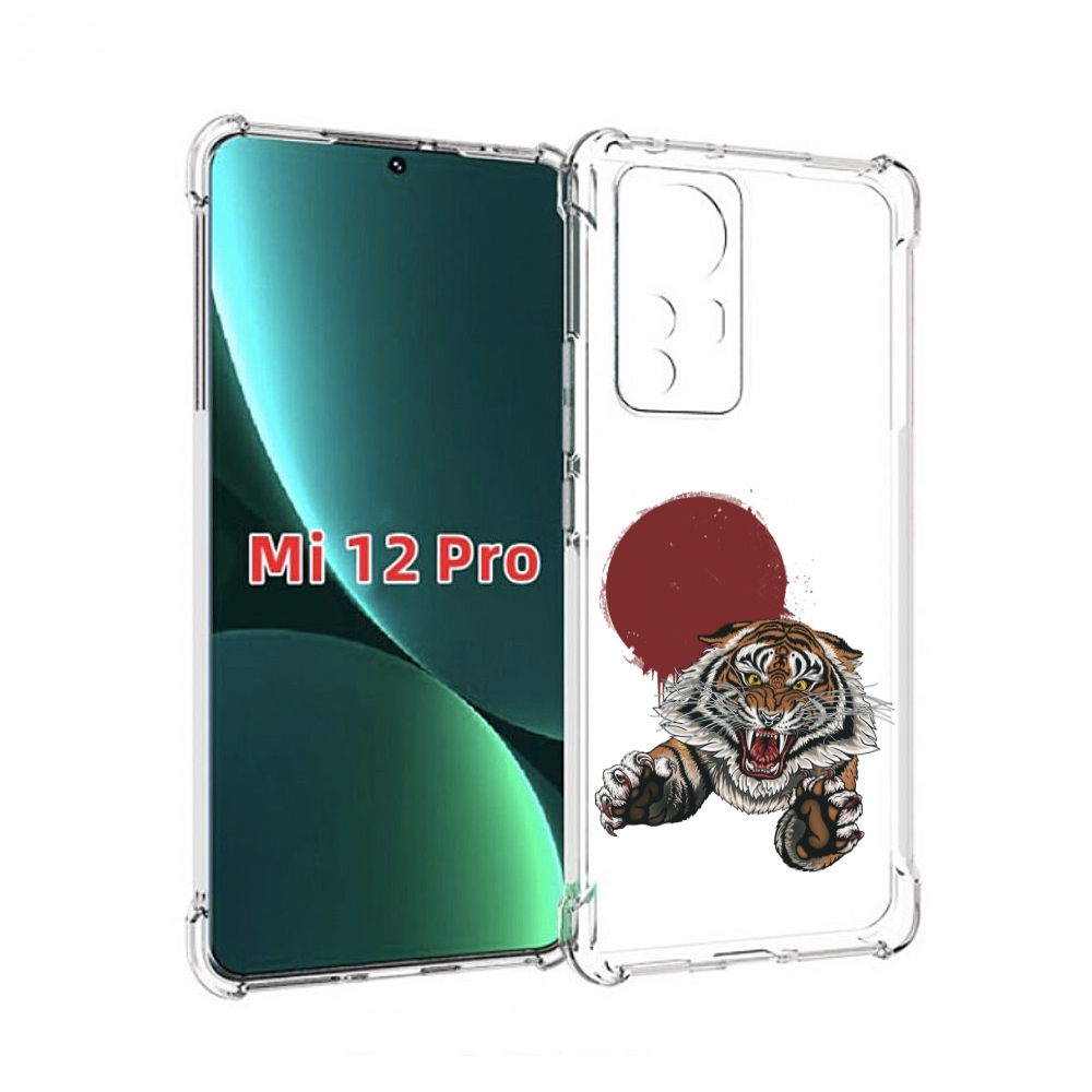 

Чехол MyPads Бросок тигра для Xiaomi 12S Pro, Прозрачный, Tocco