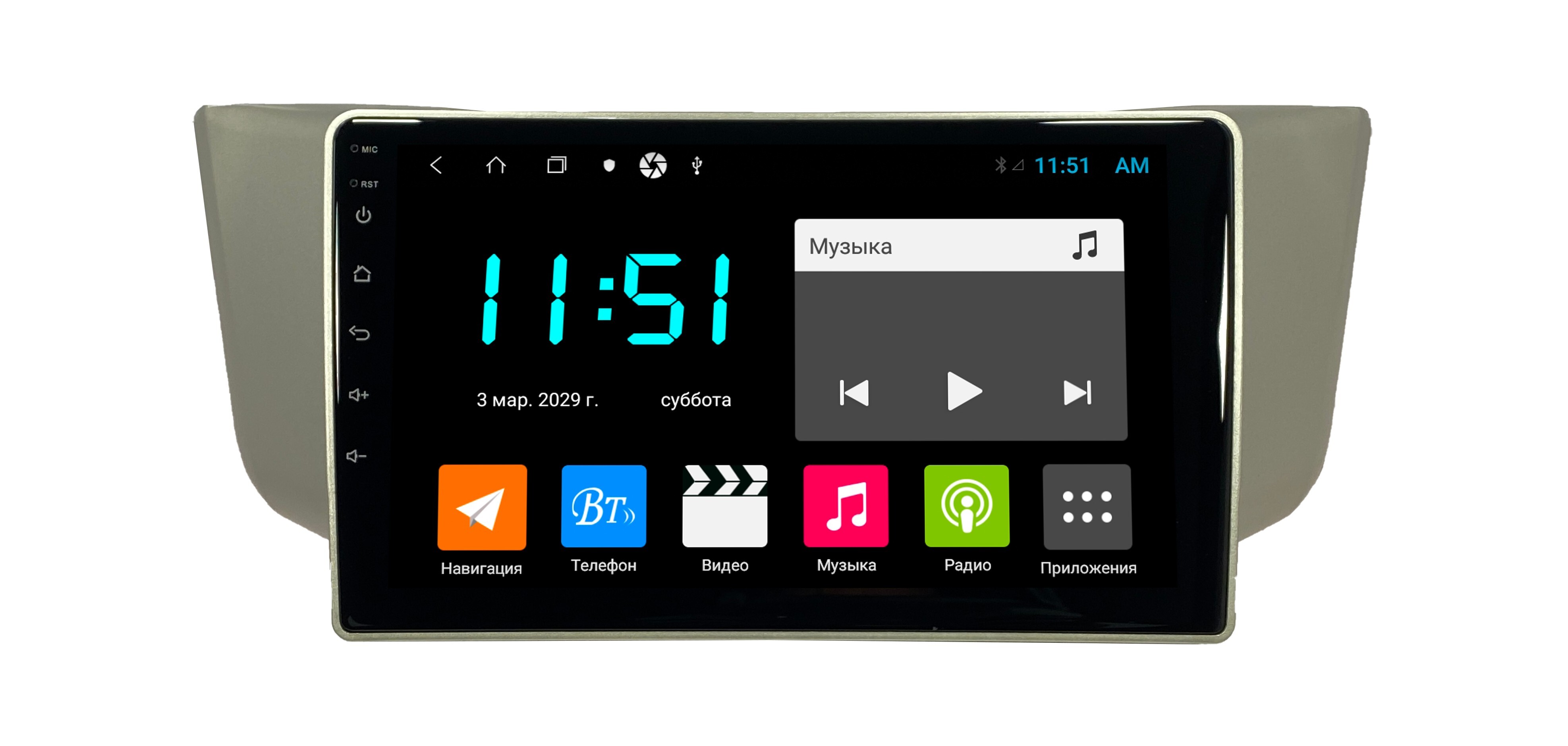 Штатная автомагнитола Zenith Lexus RX330 Android 12 464GB Мультируль ШГУ 3177300₽