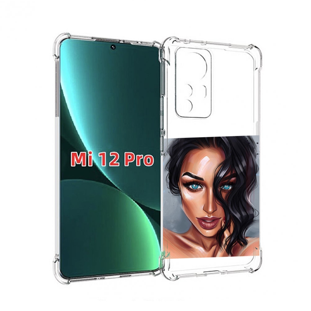 

Чехол MyPads Брюнетка для Xiaomi 12S Pro, Прозрачный, Tocco