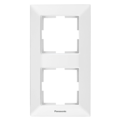 

Рамка Panasonic Arkedia Slim (WNTF08122WH-RU) 2x верт.монт. пластик белый (упак.:1шт)