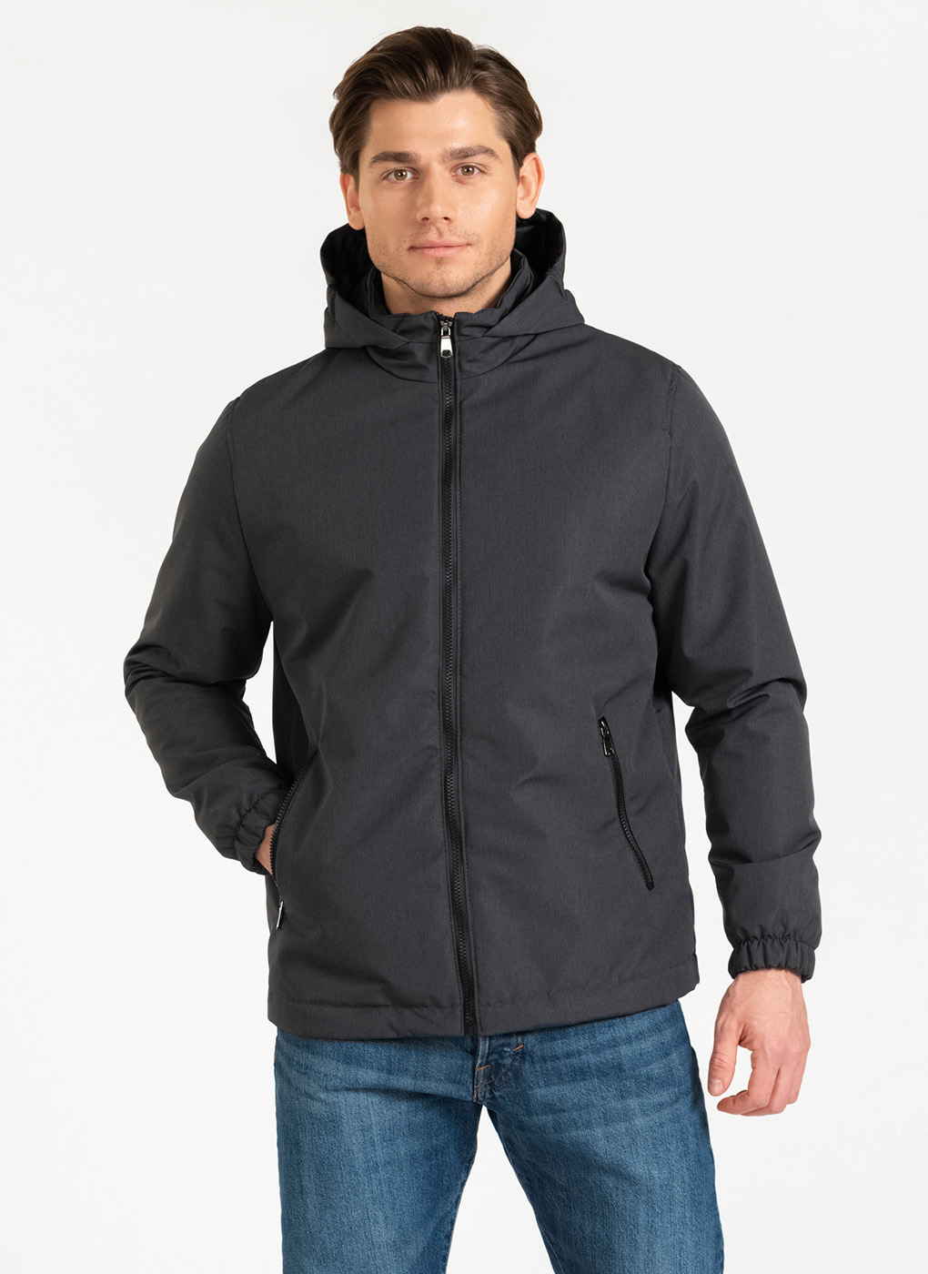 

Куртка мужская Amimoda 64467 серая 52 RU, 64467