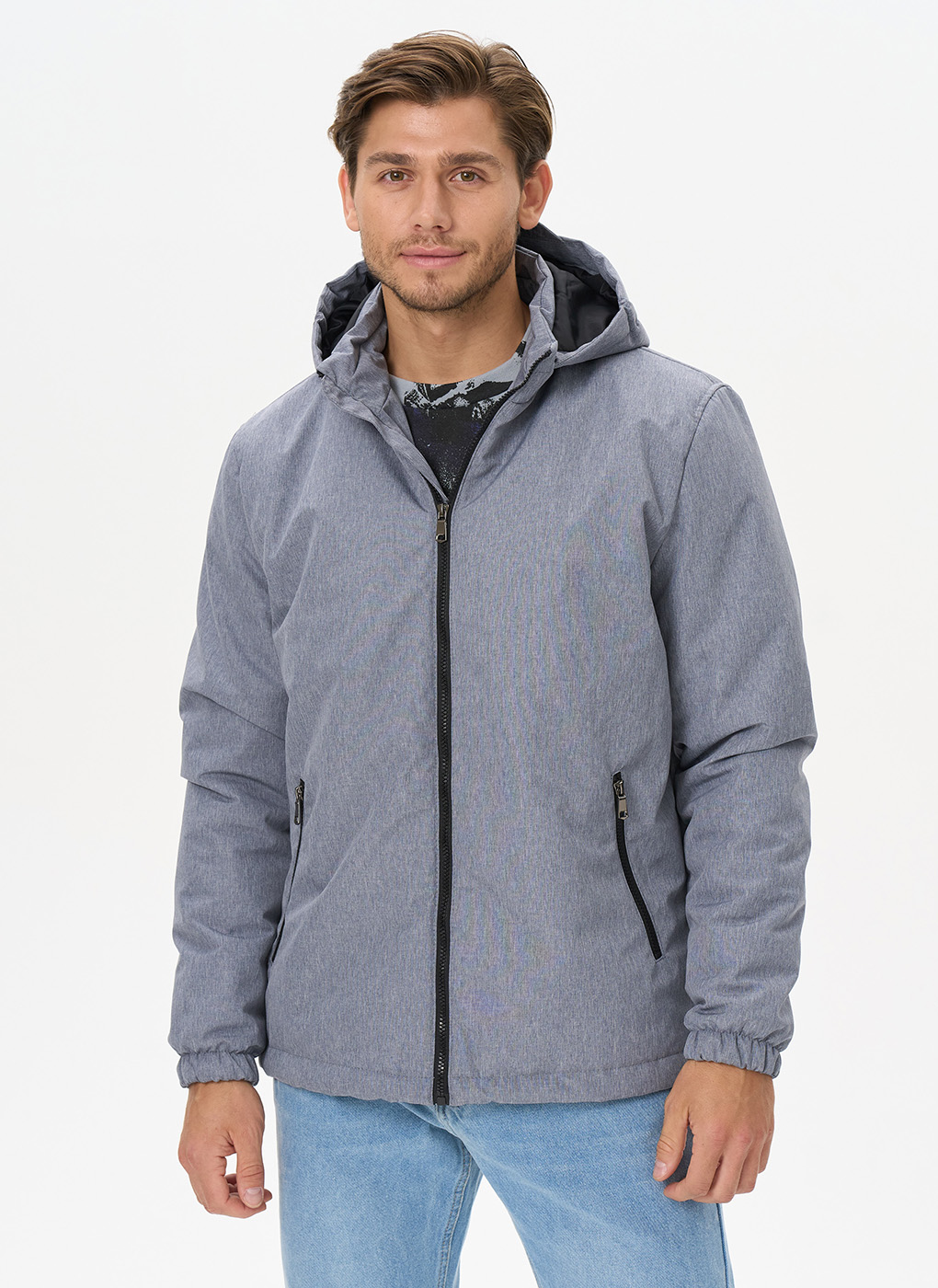 

Куртка мужская Amimoda 64467 серая 58 RU, 64467