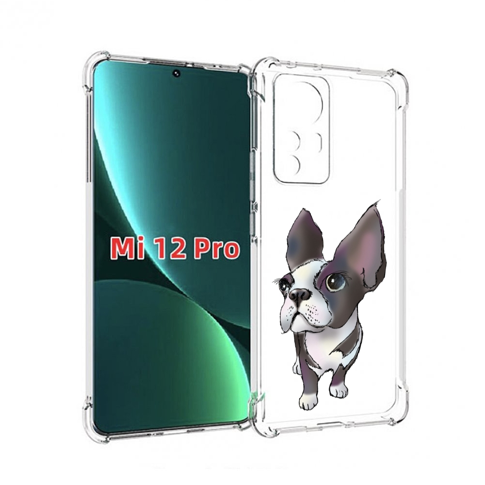 

Чехол MyPads Бульдожка для Xiaomi 12S Pro, Прозрачный, Tocco