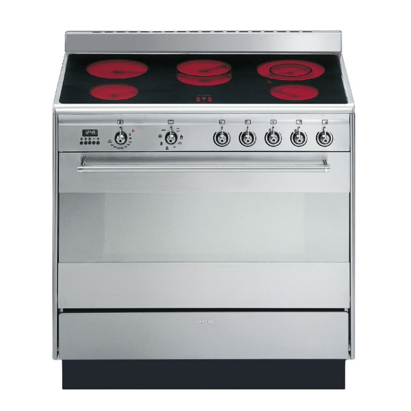 

Электрический варочный центр Smeg SUK91CMX9 серебристый, SUK91CMX9