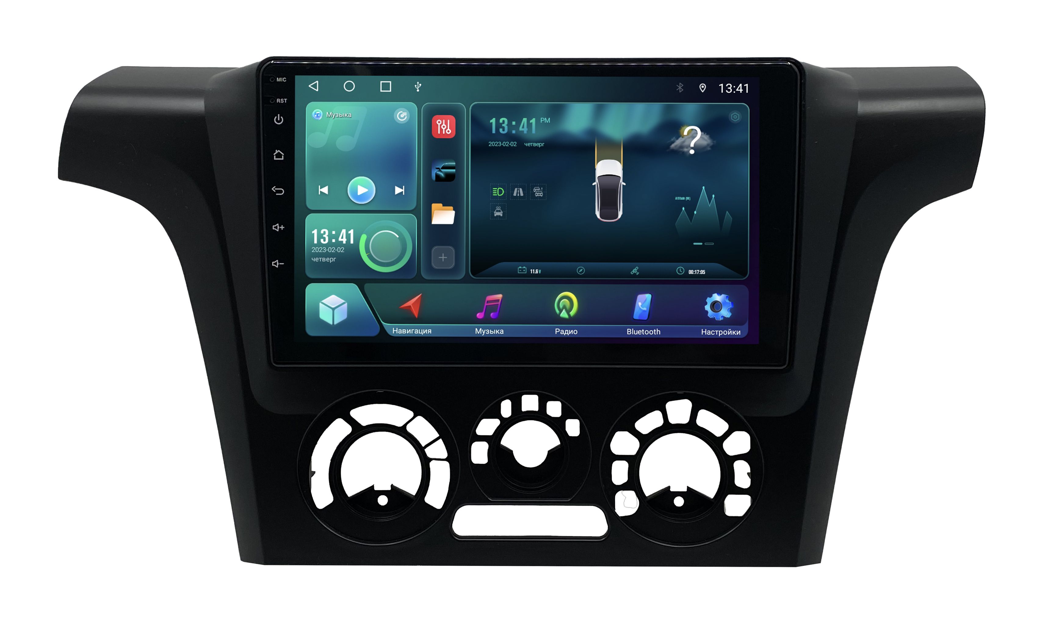 Штатная магнитола Zenith Mitsubishi Outlander 1 2002-2008 Android 12 216 GB 1985600₽