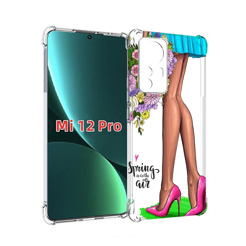 

Чехол MyPads Весна-в-воздухе женский для Xiaomi 12S Pro, Прозрачный, Tocco