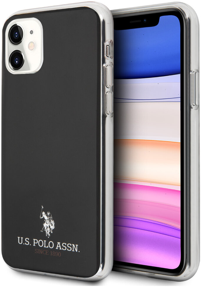 

Чехол CG Mobile U.S. Polo Assn. PC/TPU Logo Small horse Hard для iPhone 11, Черный