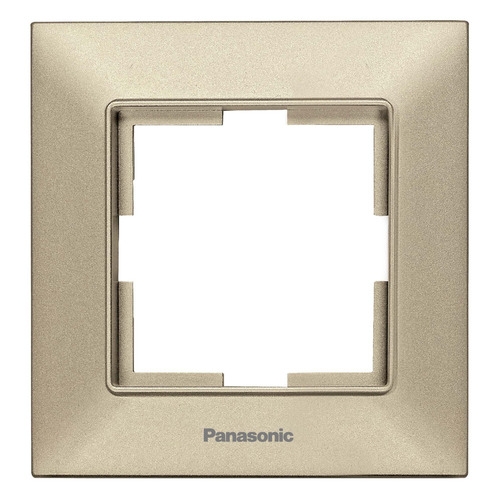 фото Рамка panasonic arkedia slim (wntf08012br-ru) декор. 1x пластик бронза (упак.:1шт)