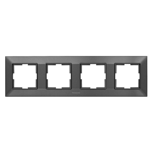 

Рамка Panasonic Arkedia Slim (WNTF08042DG-RU) 4x гориз.мон. пластик дымчатый (упак.:1шт)