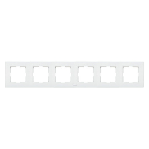 

Рамка Panasonic Karre Plus (WKTF08062WH-RU) 6x гориз.мон. пластик белый (упак.:1шт)