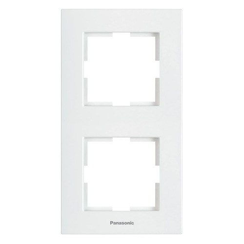 

Рамка Panasonic Karre Plus (WKTF08122WH-RU) 2x верт.монт. пластик белый (упак.:1шт)