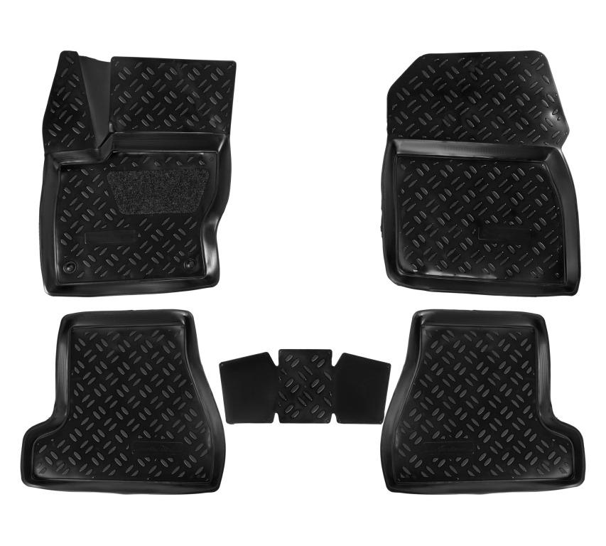 

Ковры в салон (3D с подпят.) для Ford Focus III (2011-) компл. 5 шт., выс. борт, полимер.,