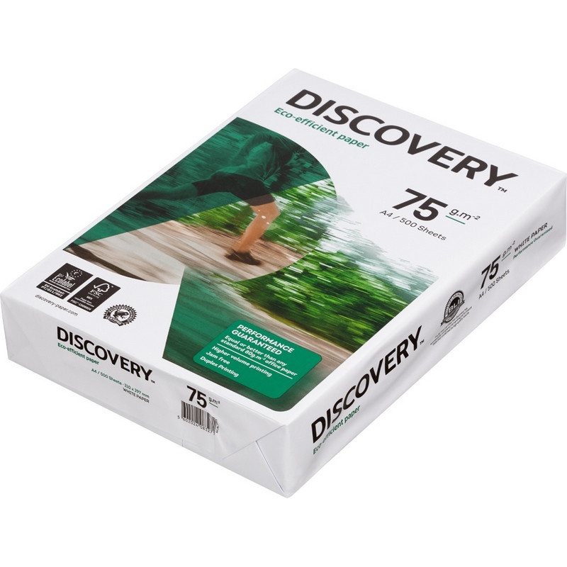 

Бумага Discovery А4, марка В, 75 г/м2, 500 листов