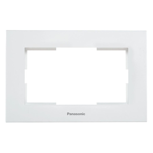 фото Рамка panasonic karre plus (wktf08092wh-ru) декор. 2x пластик белый (упак.:1шт)