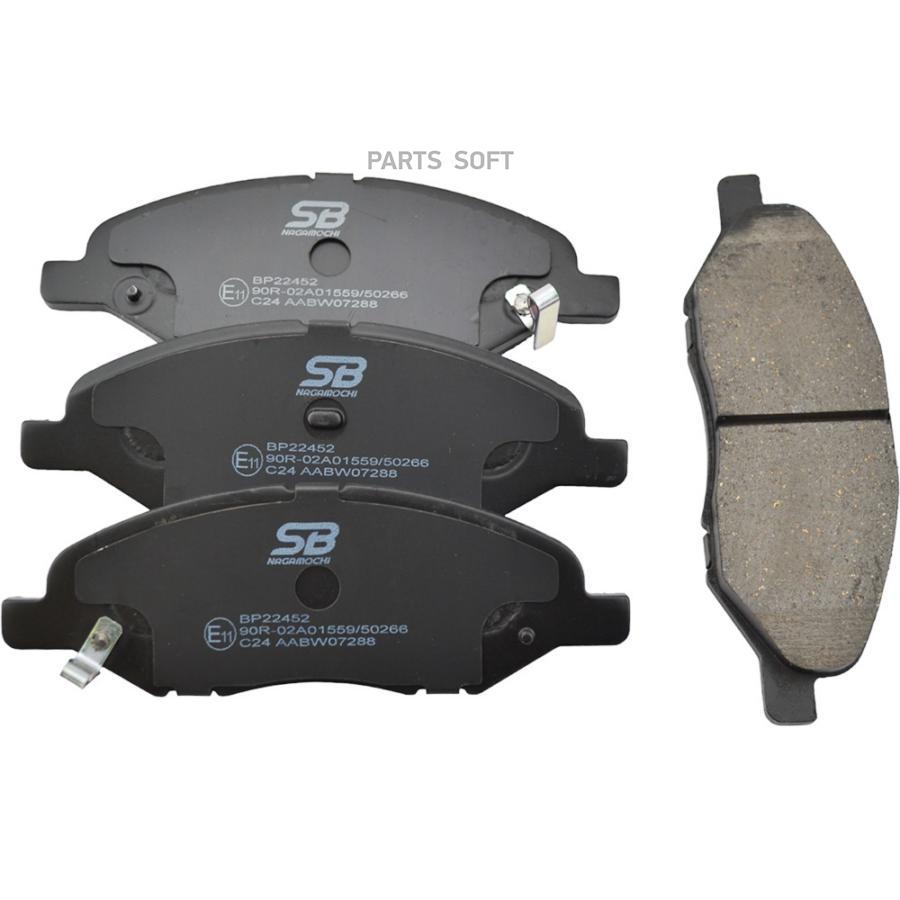 

Колодки тормозные передние NISSAN MARCH 02-/NOTE 01-/TIIDA 07- / Bluebird 05- / Cube 02- B