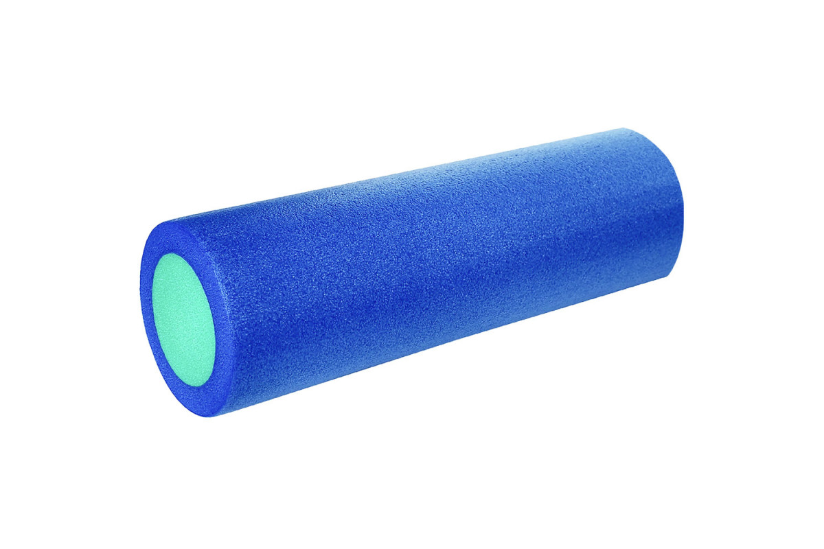 Ролик для йоги Hawk E42020, сине-зеленый