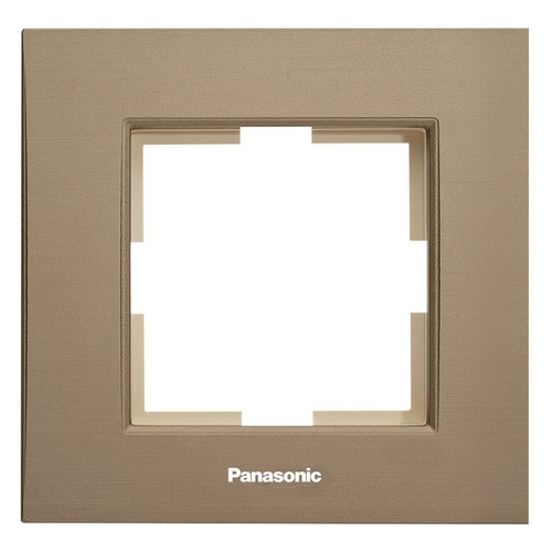 

Рамка Panasonic Karre Plus (WKTF08013AR-RU) декор. 1x металл бронза (упак.:1шт), Золотистый