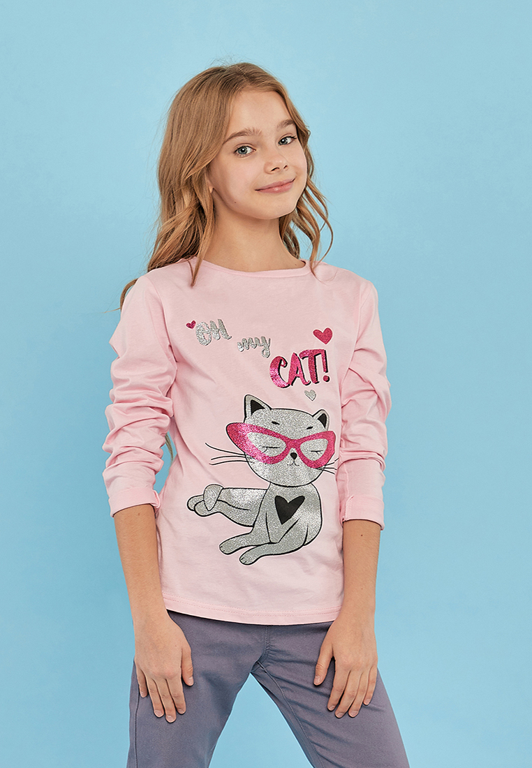 

Лонгслив детский Daniele patrici AW19C25103730 розовый р.152, AW19C25103730