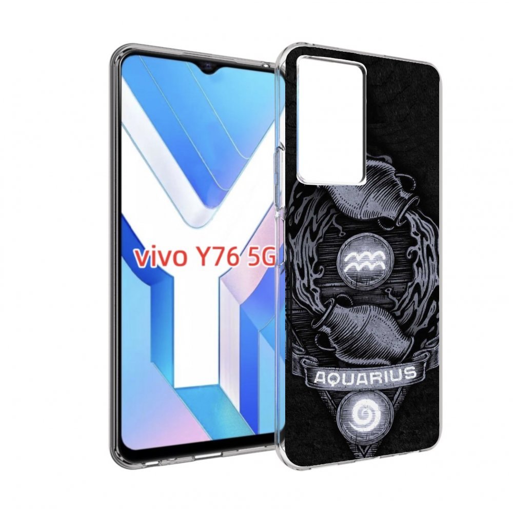 

Чехол MyPads знак зодиака водолеи 6 для Vivo Y76 5G, Прозрачный, Tocco