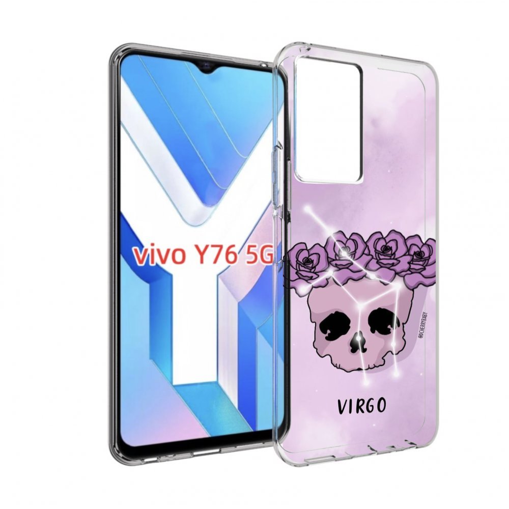 

Чехол MyPads знак зодиака дева 2 для Vivo Y76 5G, Прозрачный, Tocco