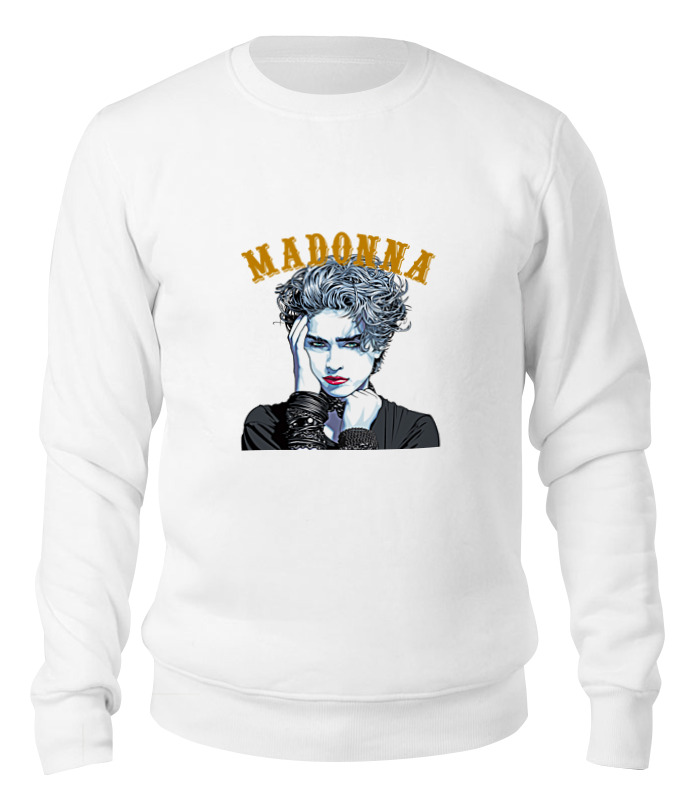 

Свитшот унисекс Printio Madonna белый XL, Madonna