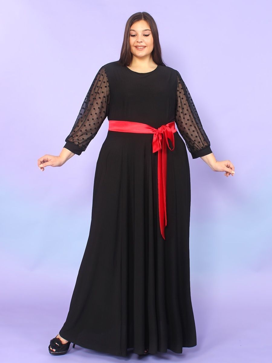 Платье женское Magesty П-Арабелла черное 64-66 RU