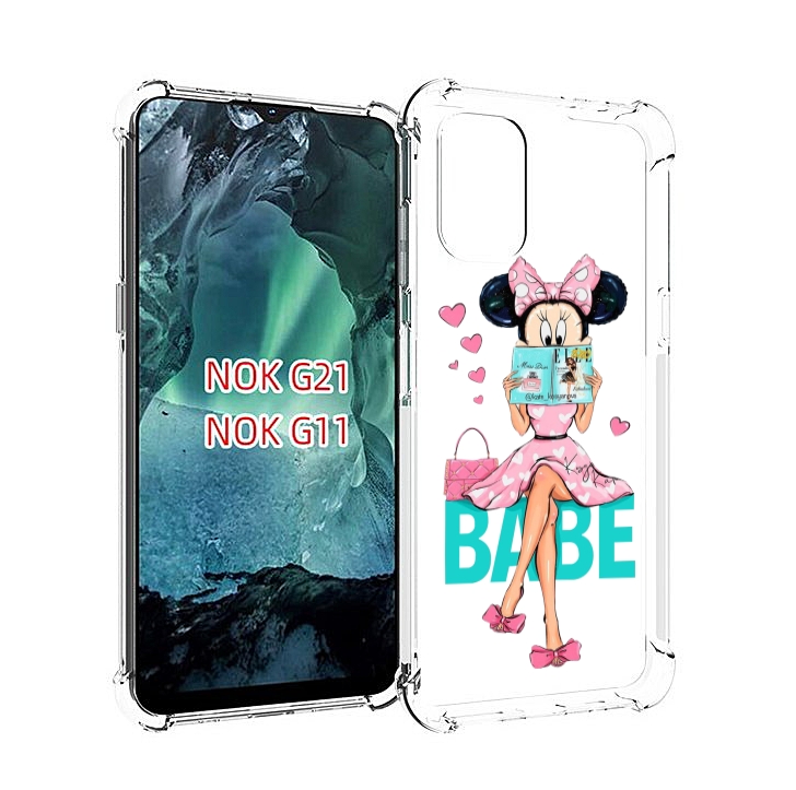 

Чехол MyPads Бейби-микки для Nokia G11 / G21, Прозрачный, Tocco