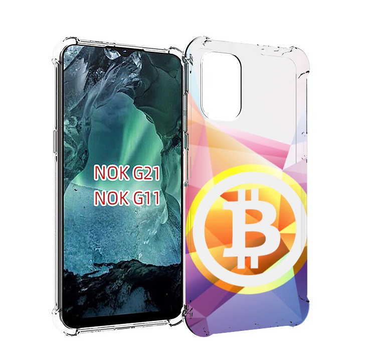 

Чехол Mypads Биткоин Для Nokia G11/G21, Прозрачный, Tocco