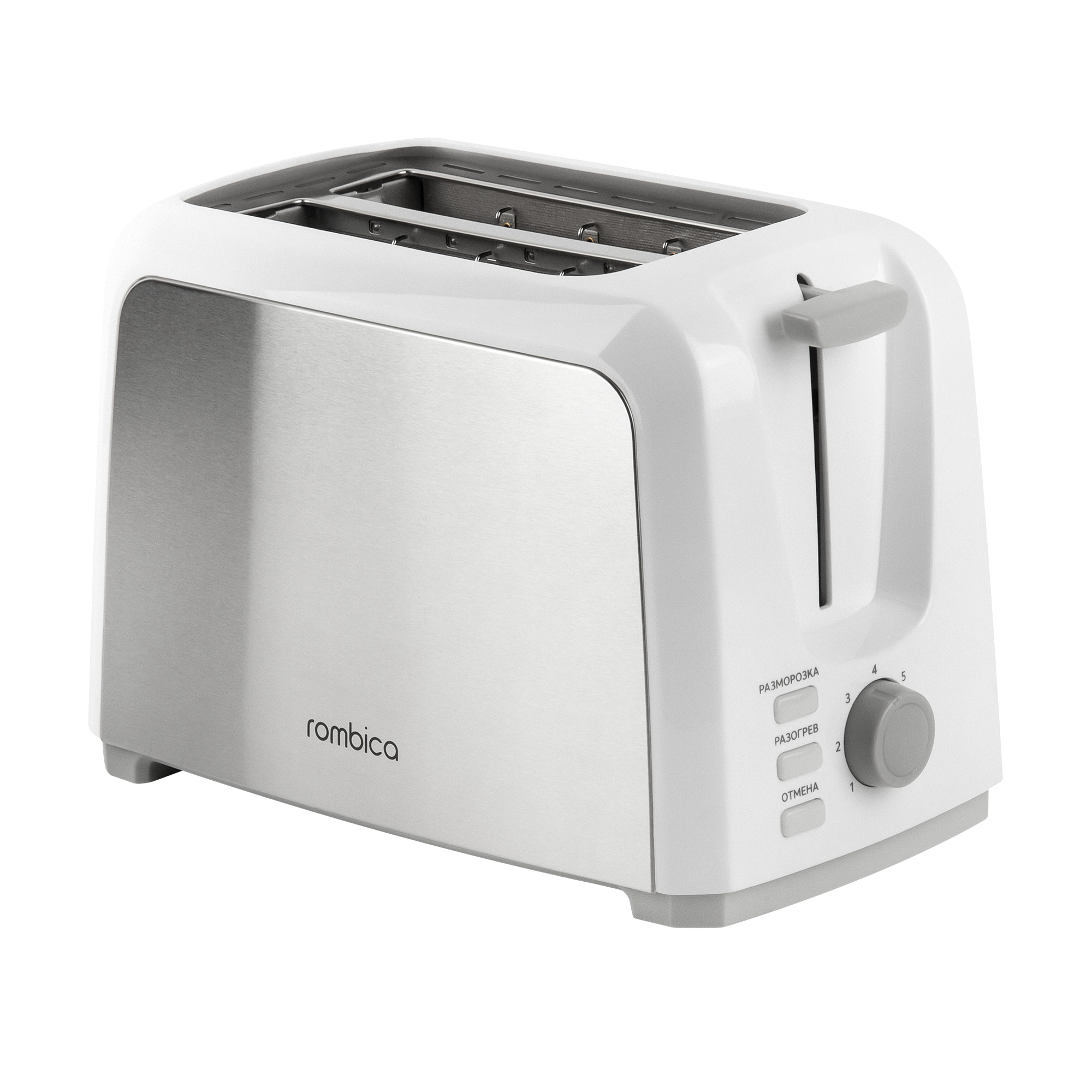

Тостер Rombica myKitchen RTS-003 белый, серебристый, myKitchen RTS-003