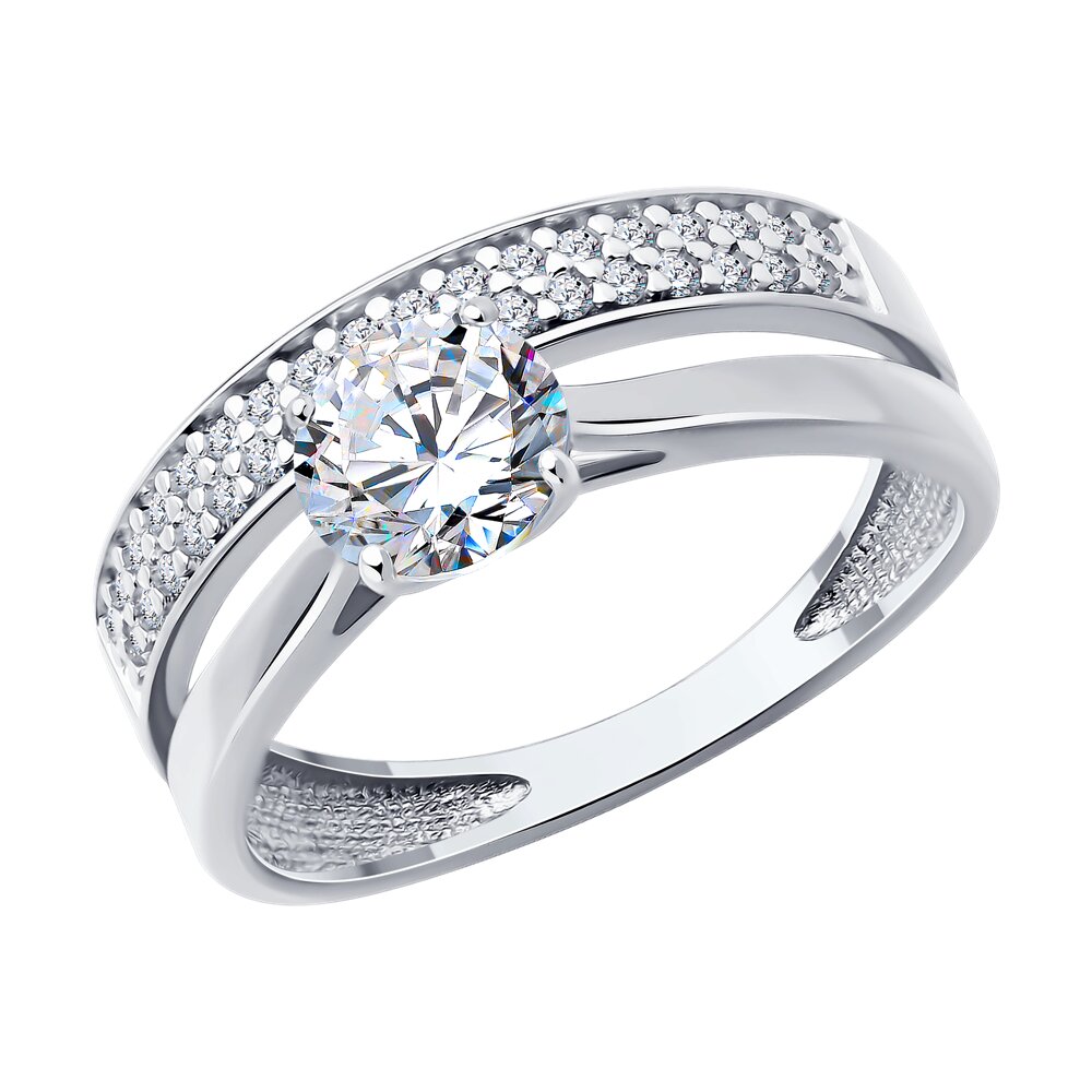 

Кольцо из серебра р. 16 Diamant 94-110-02138-1, фианит, 94-110-02138-1