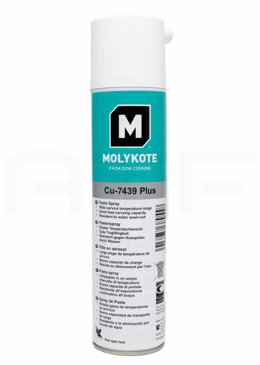 Паста Molykote TBD Cu-7439 Plus Spray 400 мл