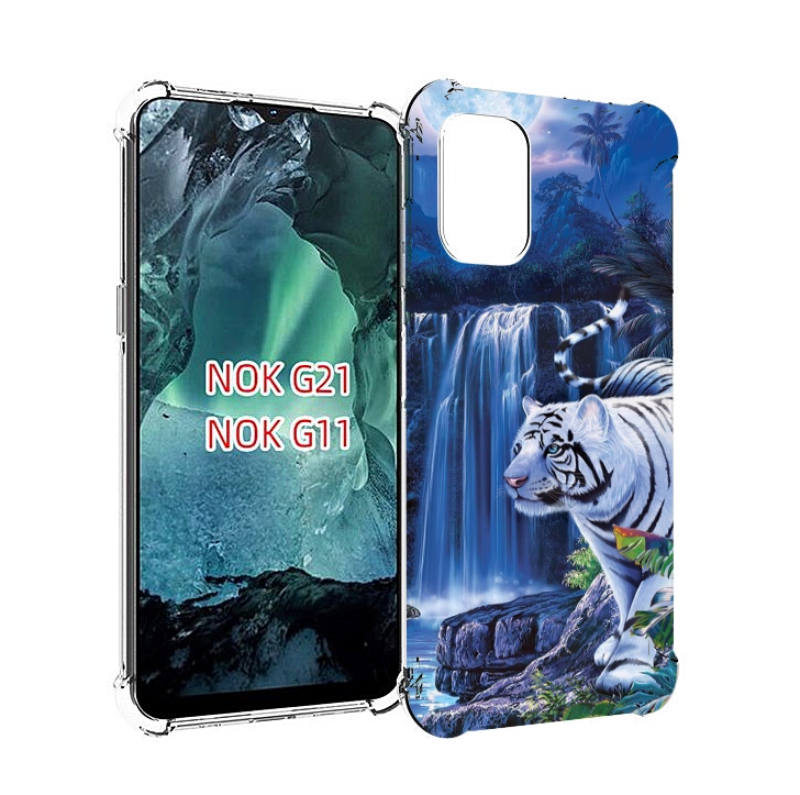 

Чехол Mypads Водопад Для Nokia G11/G21, Прозрачный, Tocco