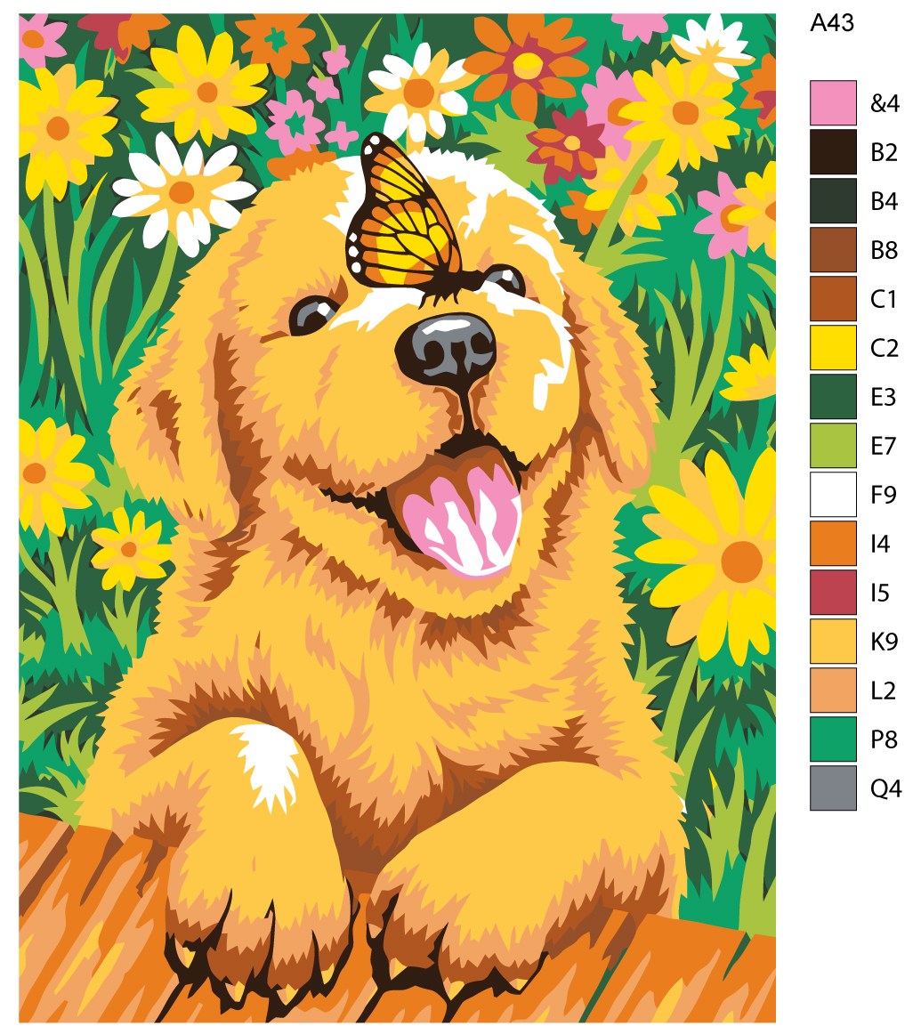 

Картина по номерам, "Живопись по номерам", 75 х 100, A43, A43