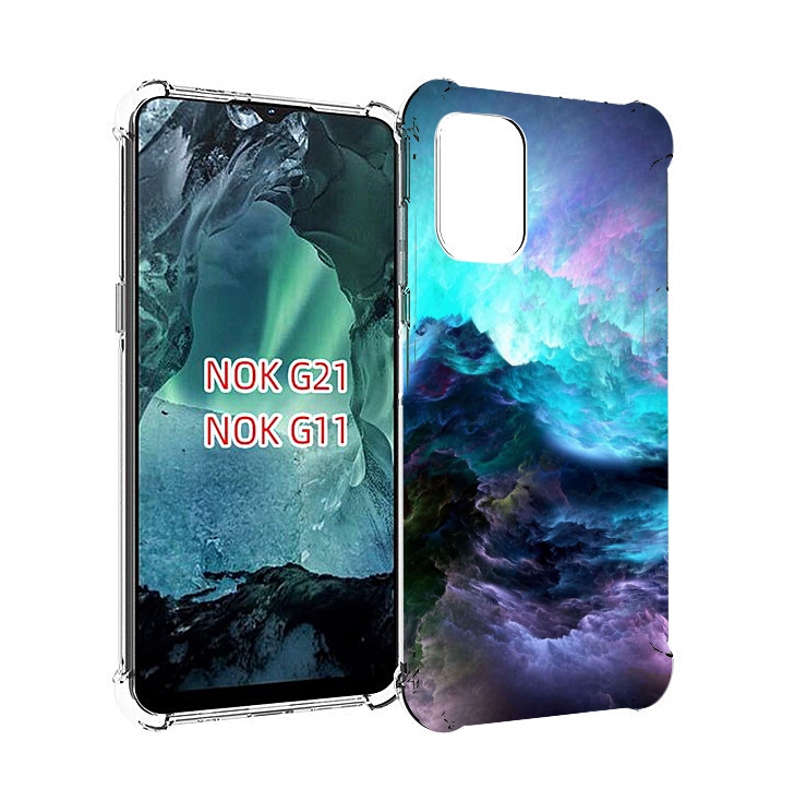 

Чехол Mypads Волна Для Nokia G11/G21, Прозрачный, Tocco