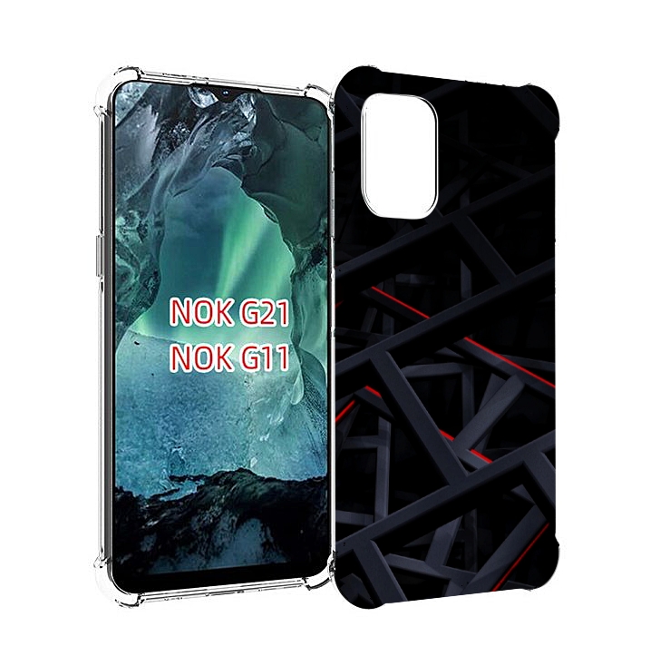 

Чехол Mypads Геометрия Для Nokia G11/G21, Прозрачный, Tocco