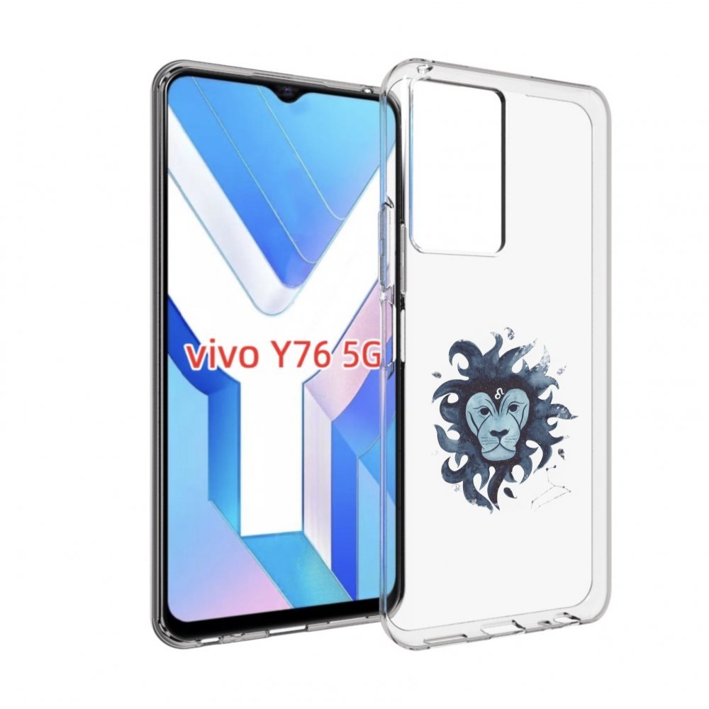 

Чехол MyPads знак зодиака лев 5 для Vivo Y76 5G, Прозрачный, Tocco