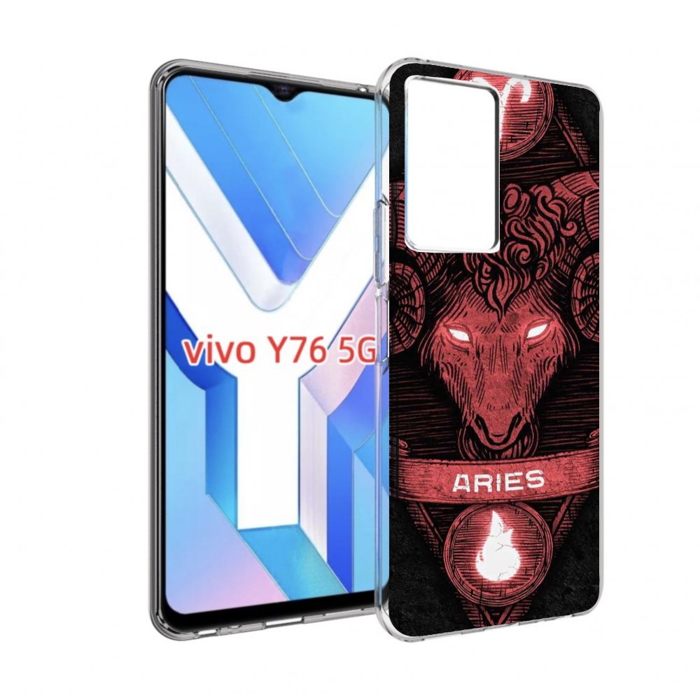 

Чехол MyPads знак зодиака овен 6 для Vivo Y76 5G, Прозрачный, Tocco